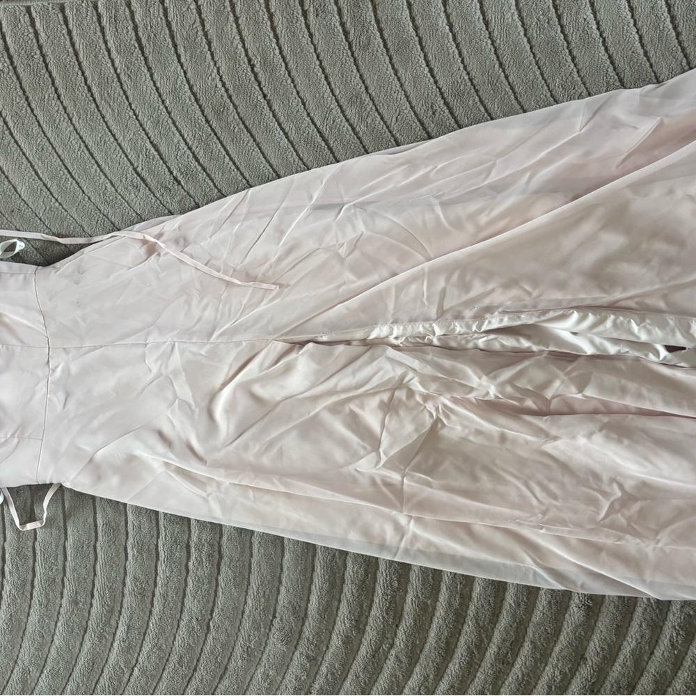 Azazie Bondi Blushing Pink Bridesmaid Dress